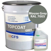 Polycor LP BR Topcoat RAL 7005 Mouse Grey 25kg (4385-803)
