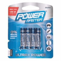 AAA Super Alkaline Battery 4 Pk