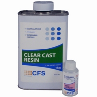 CC25 Water Clear Cast Polyester Resin 1kg