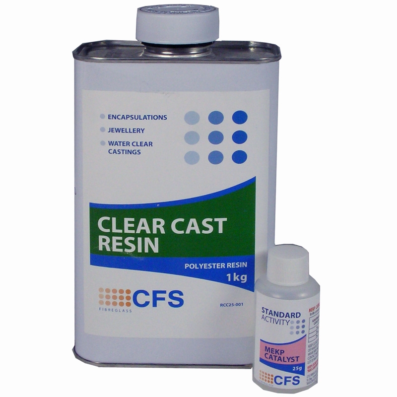 Polyester Clear Casting Resin- with MEKP Catalyst