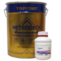 Metrodeck Roofing Topcoat BS18B25 Dark Ad Grey 20kg