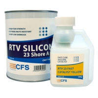 RTV 23 Silicone Fast Kit with Yellow Catalyst 1.1kg
