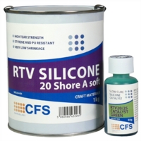 RTV 20 Silicone Slow Kit with Green Catalyst 1.05kg