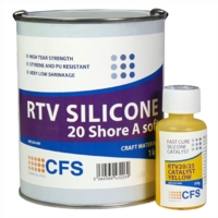 RTV 20 Silicone Fast Kit with Yellow Catalyst 1.05kg