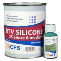 RTV 25 Silicone Slow Kit with Green Catalyst 1.05kg