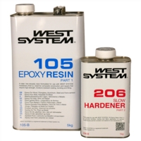 West System Epoxy B Pack 105/206 Slow 6kg Kit